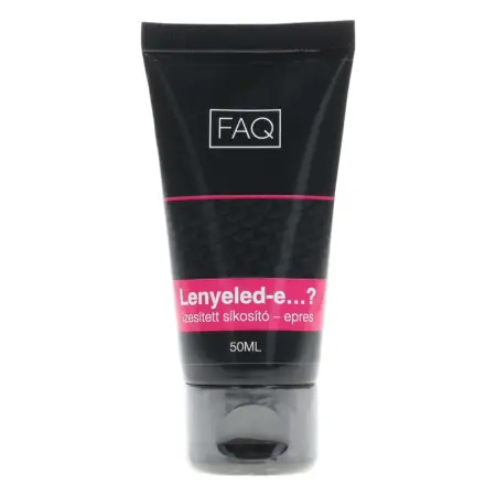 FAQ - Lenyeled-e…? ízesített síkosító epres (50ml)