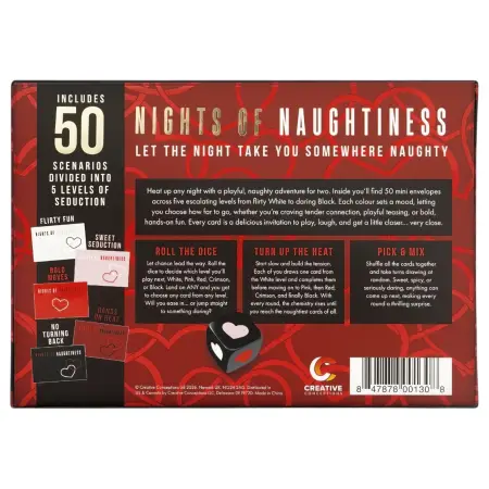 FIFTY NIGHTS OF NAUGHTINESS - erotikus társas (angol nyelven)