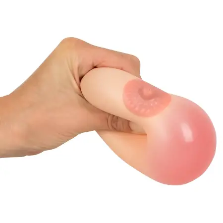 Stresszoldó labda - cici (natúr)