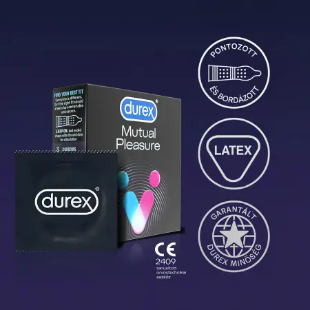 Durex Mutual Pleasure - óvszer (3db)