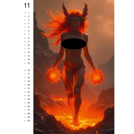 Gallery Girls - akt női naptár - 2025 (1db)