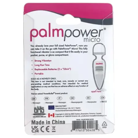 PalmPower - Micro Wand vibrátor kulcstartó