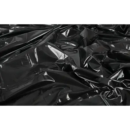Fetish - lakk lepedő - 200 × 230 cm (fekete)