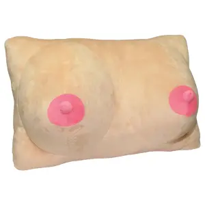 Mellformájú plüsspárna