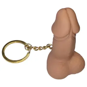 Diverty - péniszes kulcstartó (natúr)